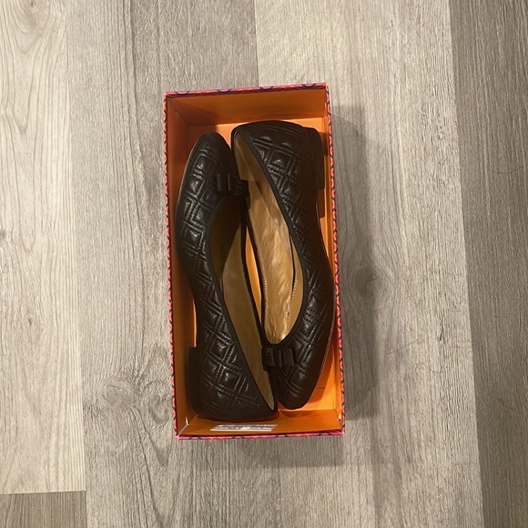 Tory Burch Marion Quilted Ballet Flats Size 7 with Box - Picture 5 of 8